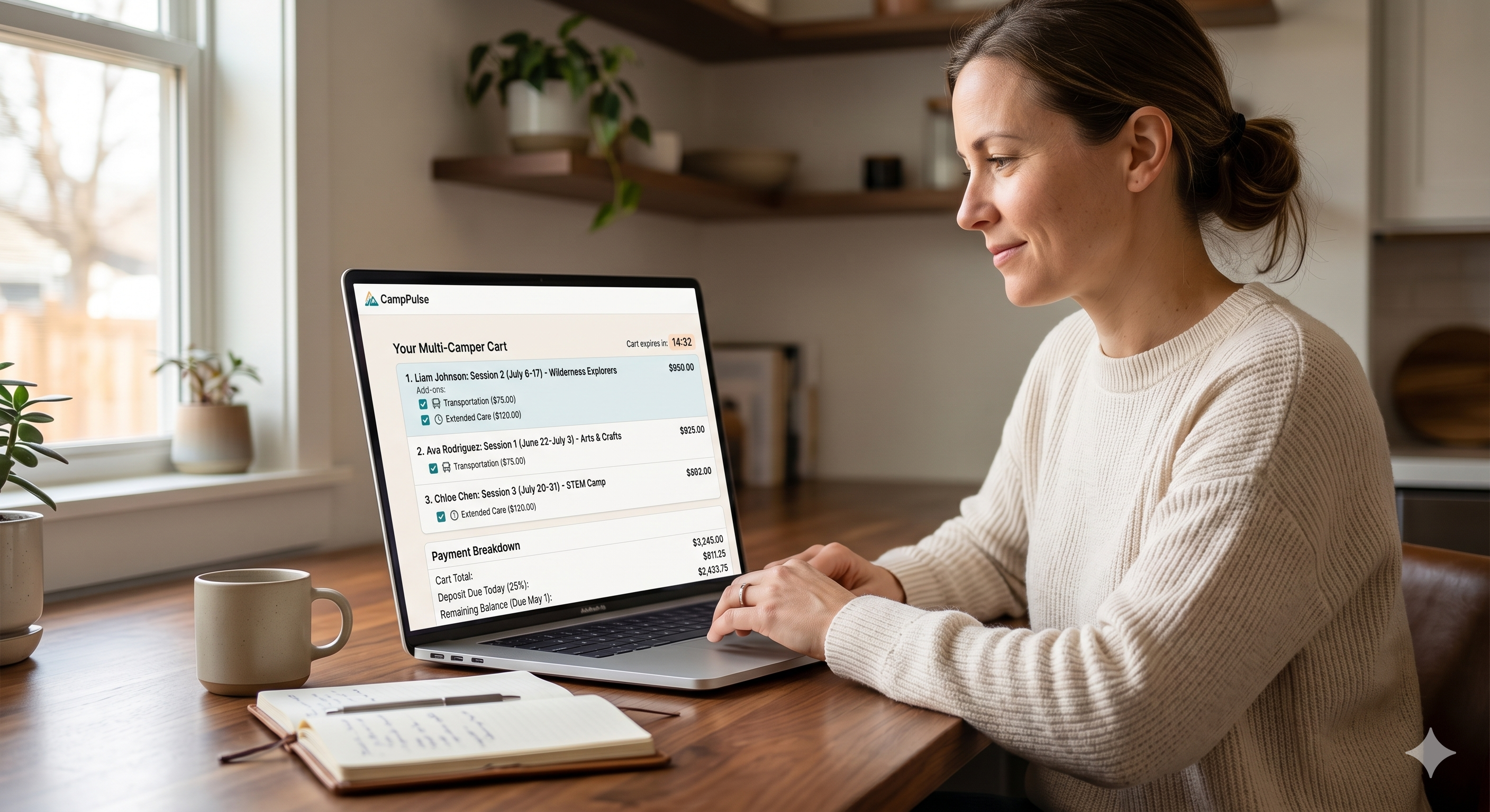 Modern Registration & Checkout